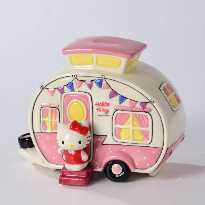 Blue Sky Clayworks - Vendita all'ingrosso Salvadanai - Panca per camper retrò Hello Kitty