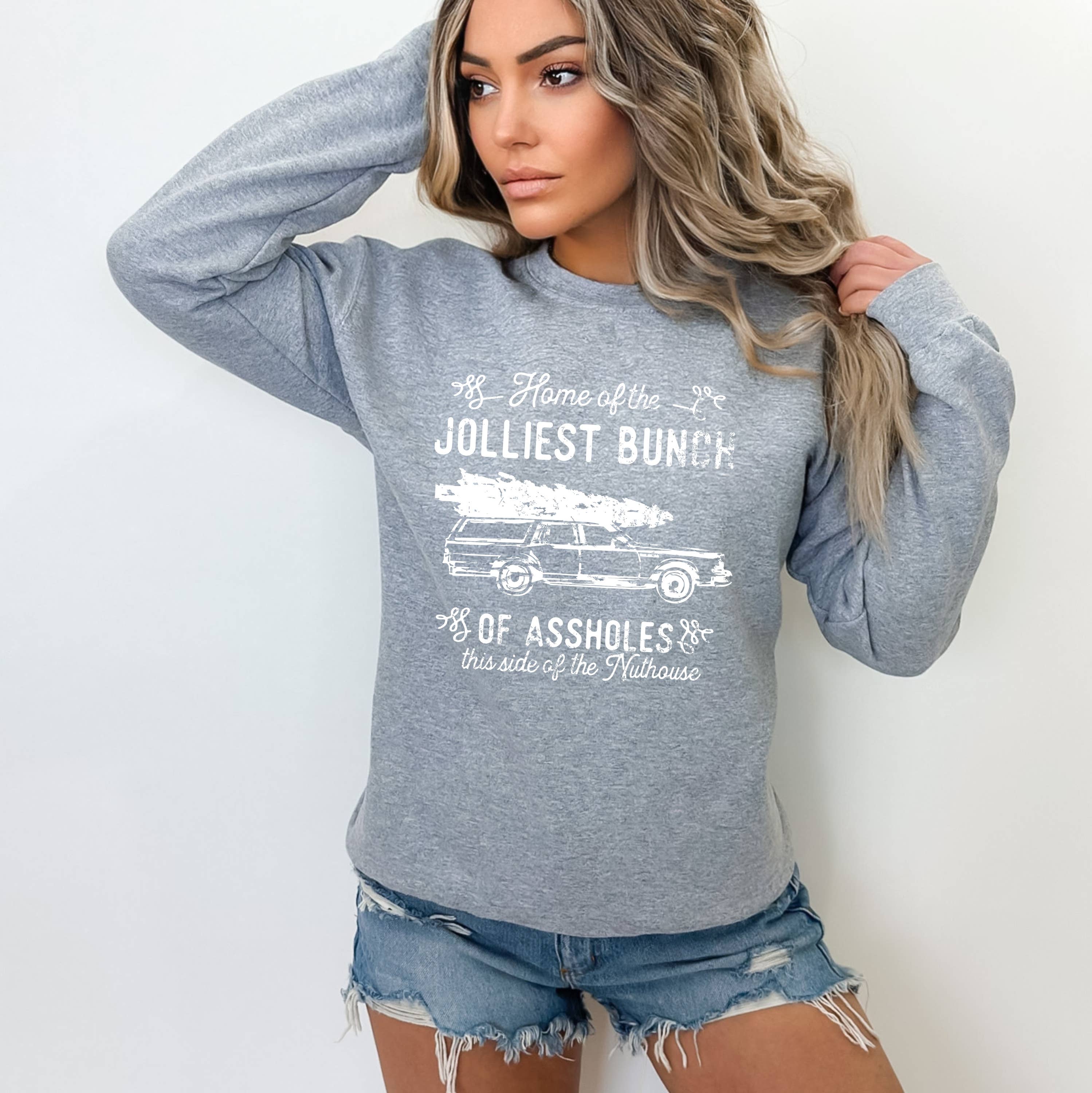 Humm & Willow - Wholesale Graphic Sweatshirt - Women's - Christmas Sweatshirt - Christmas Shirt - Christmas Vacation2
