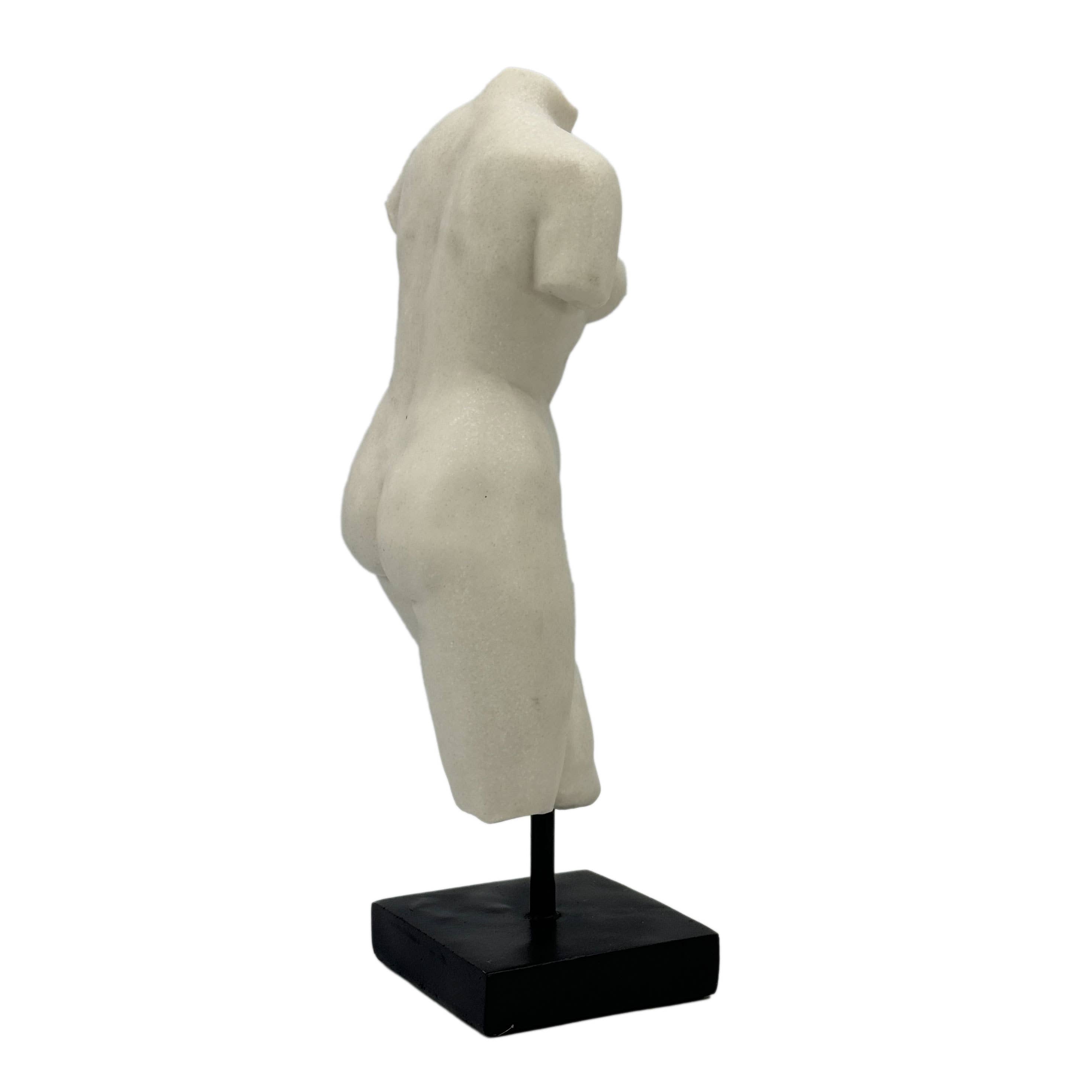Galt International Company - Wholesale Decorative Figurine - Poly-Marble Torso Bust Greek Roman Tabletop Statue 15"5