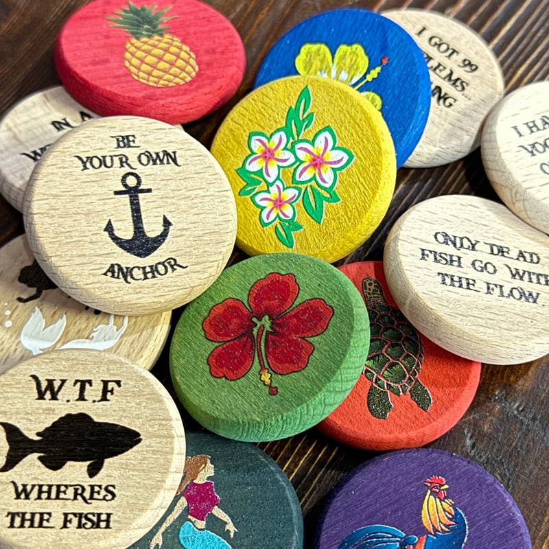 SHOPGIVECOURAGE - Wholesale Keepsake Coin/Token - Custom Wood Coin Tokens0
