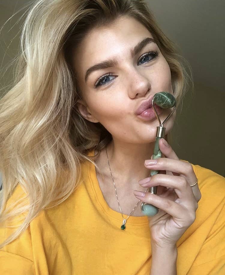 Summer Salt Body - Wholesale Face/beauty roller - Facial Roller - Green Jade1