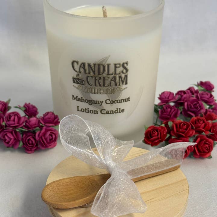 Candles and Cream Collection - Wholesale Jar/Filled Candle - Amaretto by Morning - Lotion Candle & Melts
