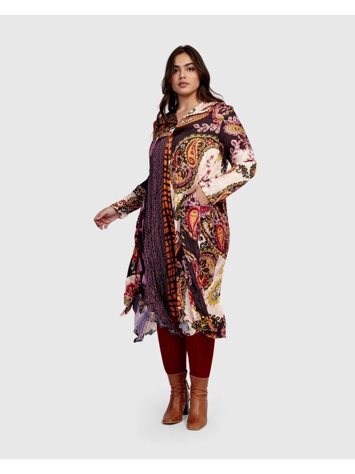 Lavinia Swing Dress, Paisley for wholesale on Faire