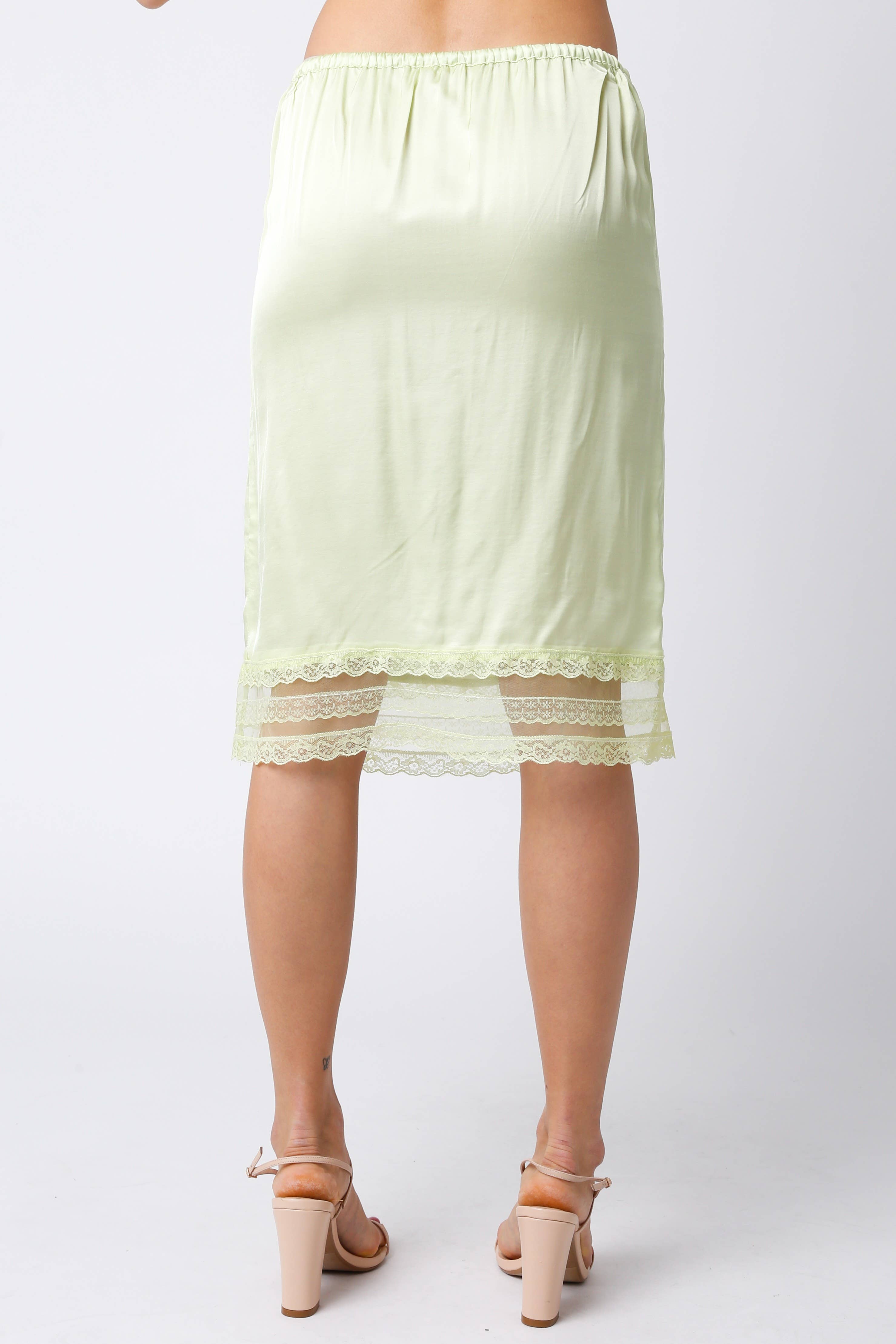 Olivaceous - Wholesale Rok - Dames - Lyra Satijnen Rok16