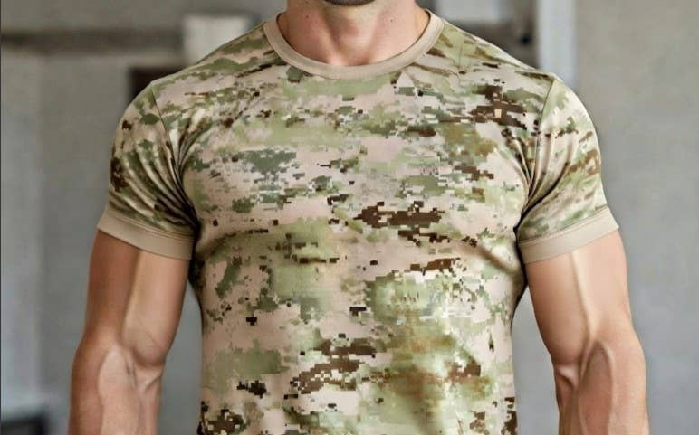 WholesaleSmartbuyCom - Vendita all'ingrosso Maglietta - Uomo - T-shirt mimetica digitale — Stile militare 100% cotone