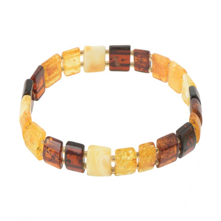Multi färg polerad Amber exklusiva armband för wholesale av The Natural Amber