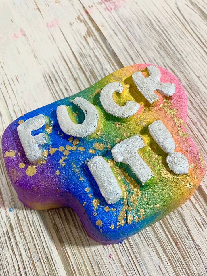 Bombe de bain Rainbow Fuck It pour la vente par Fizz Soakery