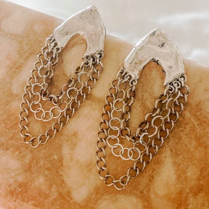 Silver Trails Dangle Earring for wholesale by Dante Perozzi Jewelry