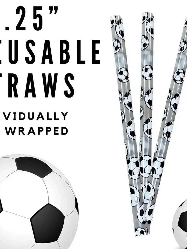 Flamingo 10.25" Long Printed Plastic Straws ~ IND WRAPPED for wholesale by Sip Sleeves ~ Insulated Cup Sleeves and Drink Accessories