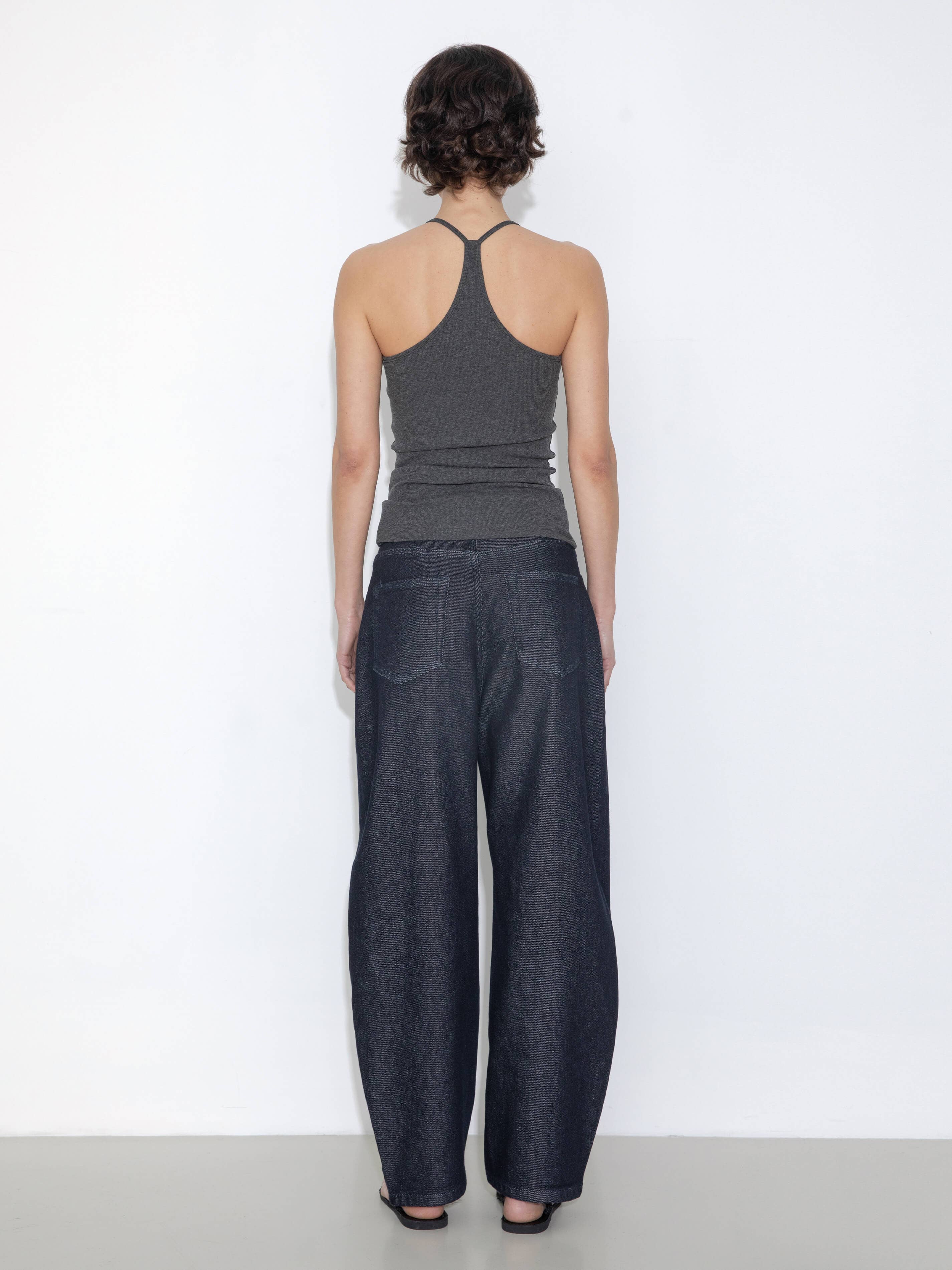 CUBIC - Wholesale Jeans - Women's - Panelled Loose-Fit Wide-Leg Tapered Jeans6