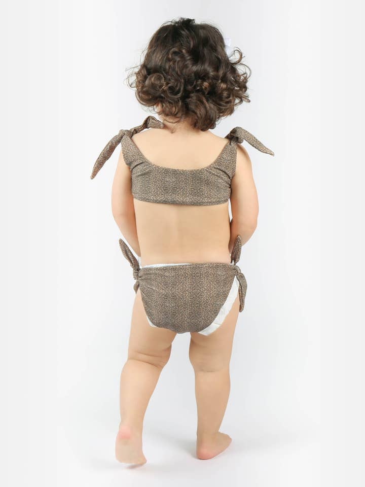 Mini Sevilla broekje - Eco Leopard voor wholesale door NIRVANIC