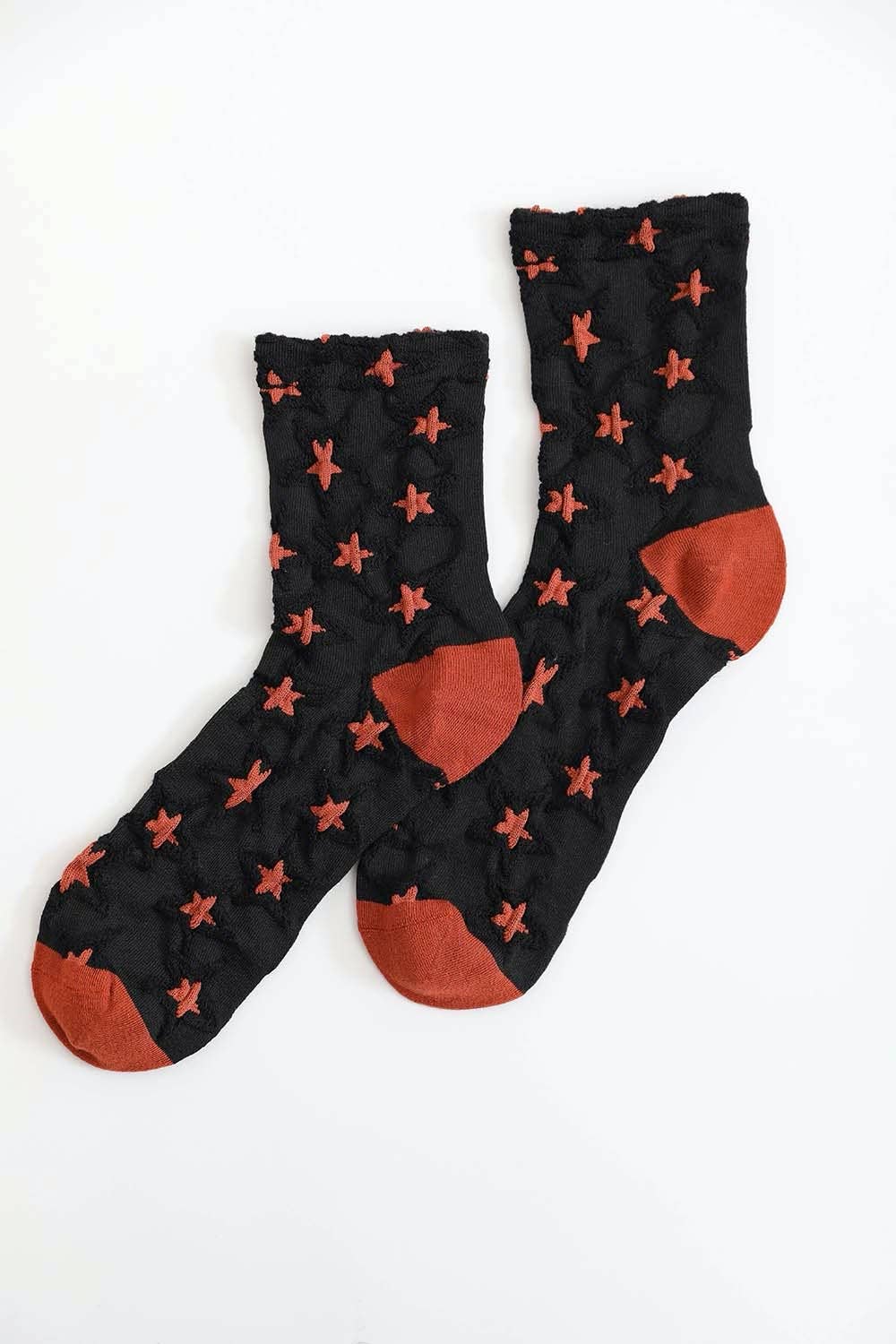 Leto Accessories - Wholesale Socks - Women's - Eco-Friendly Star Design Organic Socks 🌟4