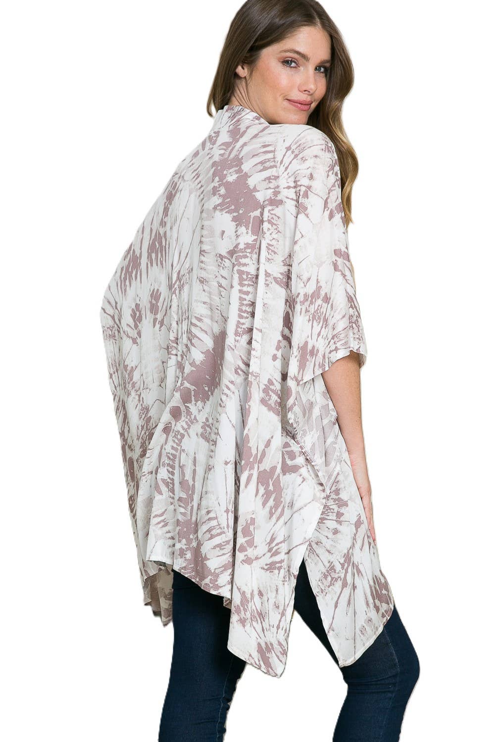 Justin & Taylor - Vente Cache-maillot – femme - Fiesta Key | Maillot de bain kimono à imprimé kaléidoscope2