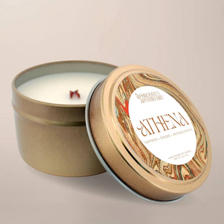 Aphrodite's Apothecary - Wholesale Jar/Filled Candle - Athena Candle