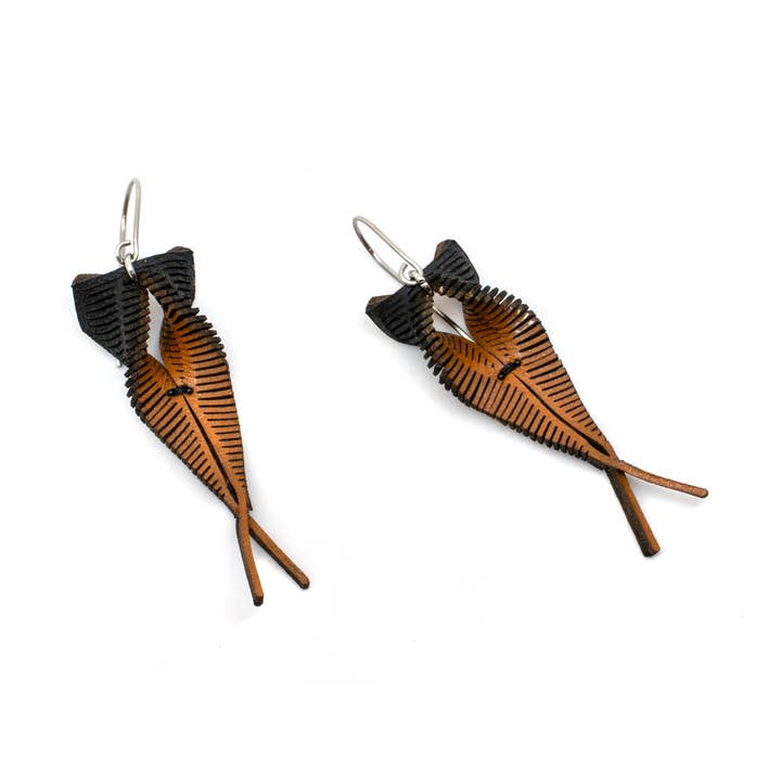Interference Tiny Moth Earrings for wholesale by Oropopo