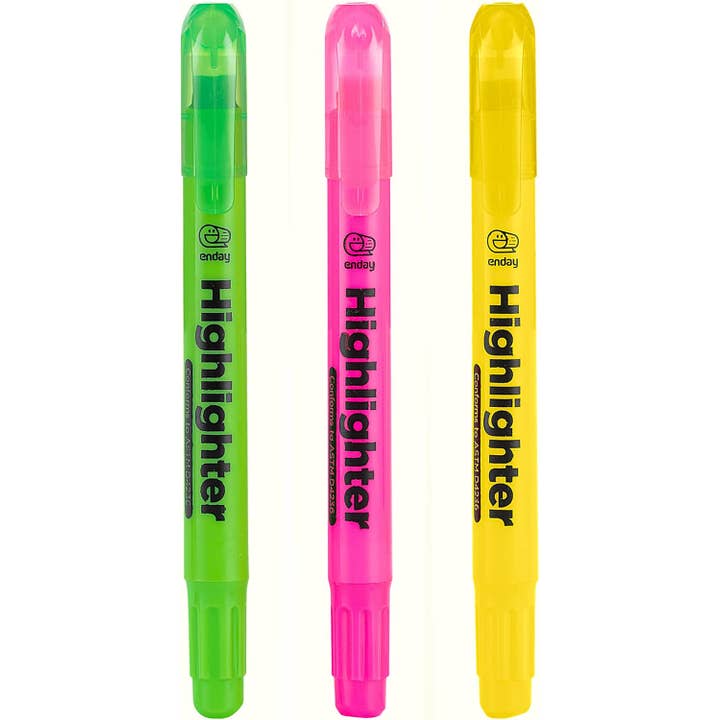 enday – wholesale Highlighter – Fluorescent Gel Highlighter (3Pack)