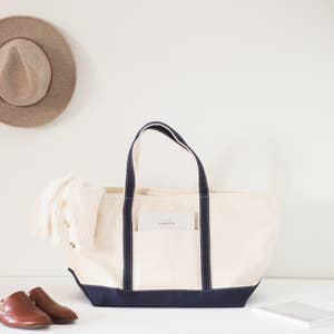 Limited Edition Canvas Boat Tote Bag by Balanced Design