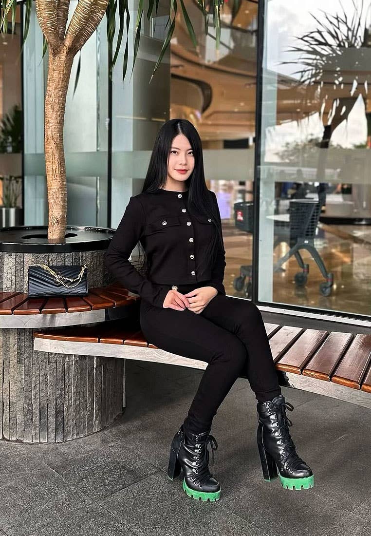 Rag Company - Wholesale Combat/Military Boots - Women's - Larch Cushion Collared Biker Boot6