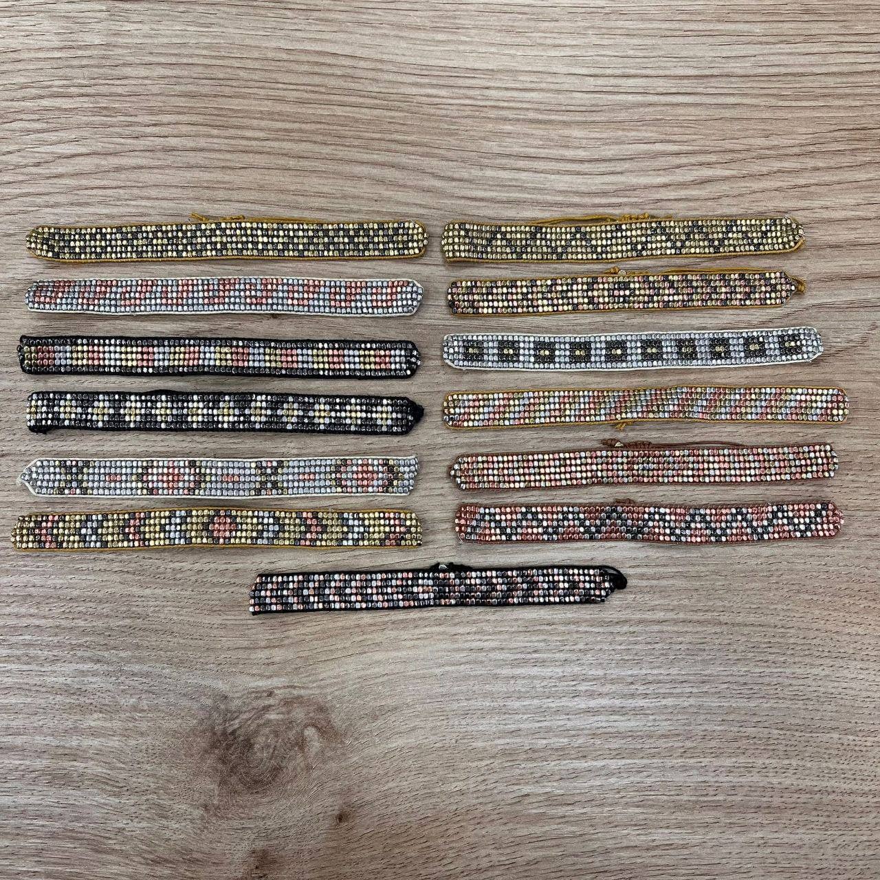 Hecho a mano - Vendita all'ingrosso Bracciale con perline - Braccialetti di perline dorate3