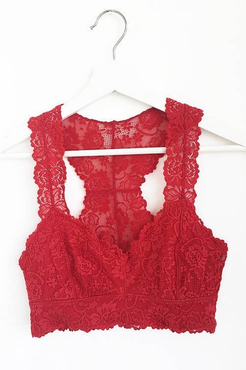 Vanilla Monkey – Bralette - Mulher por atacado – Bralette com costas nadador de renda0