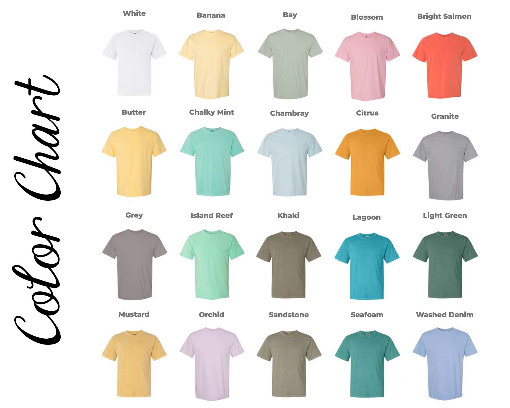 Wholesale Comfort Colors Shirts