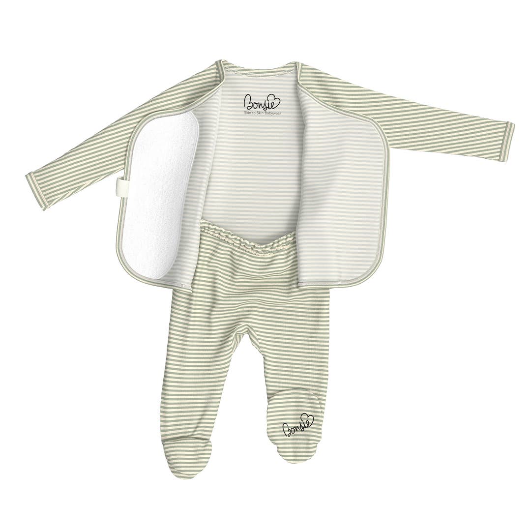 Bonsie Skin to Skin Babywear - Wholesale Bodysuit (Footed) - Baby - Footie - Mint Twist6