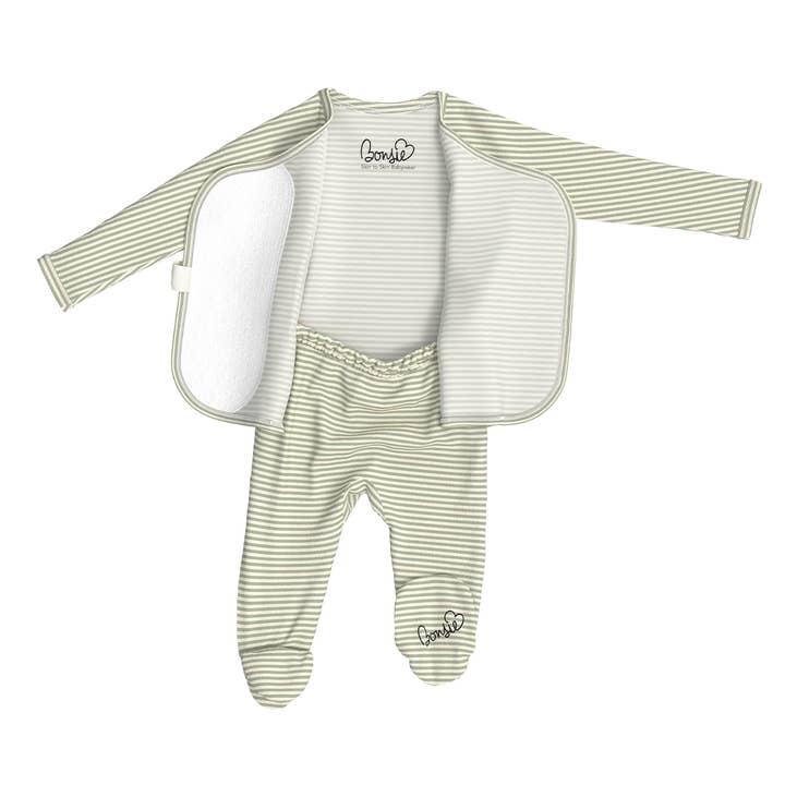 Bonsie Skin to Skin Babywear - Wholesale Bodysuit (Footed) - Baby - Footie - Mint Twist6