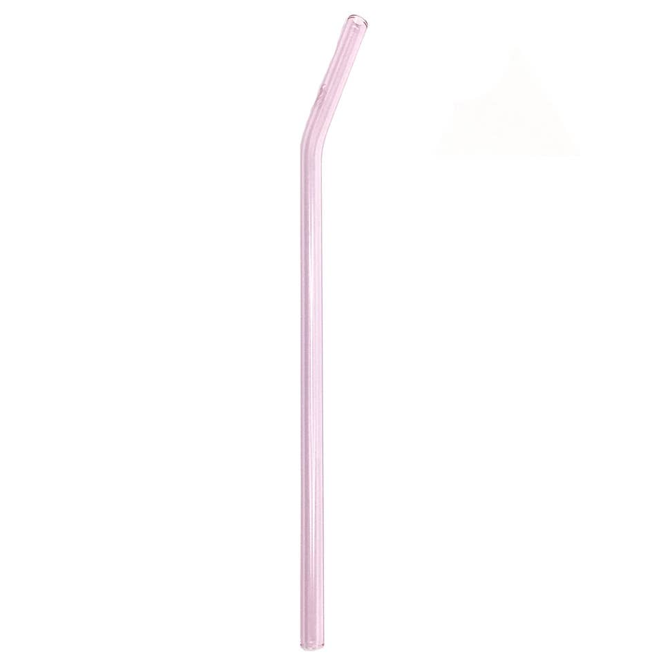 HeartStraws - Wholesale Drinking Straw - Reusable Glass Straws 9" x 8mm Bent4
