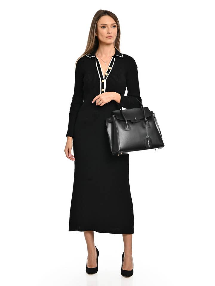 AW25 LV 479 NERO für den Großhandel von Luisa Vannini