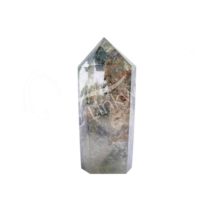 Oceanic Linkways Inc - Wholesale Spiritual Stone/Crystal - (KG)OBELISK - PHANTOM QUARTZ, PURPLE 2-4"