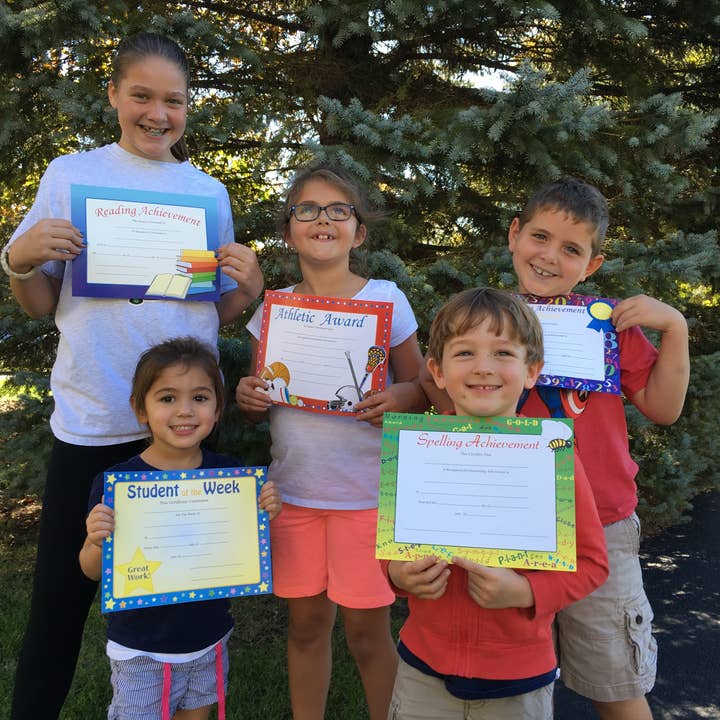 Creative Shapes Etc. - Wholesale Schoolbenodigdheden - Kinderen - Erkenningsbewijs - Perfecte aanwezigheid4