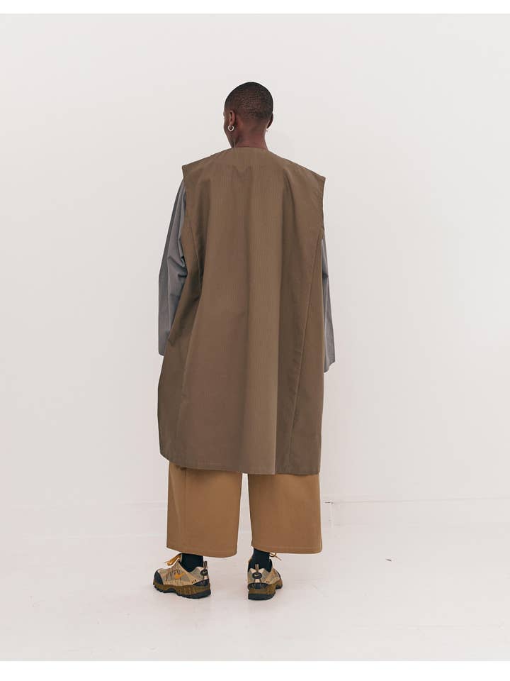 Cèucle - Wholesale Outerwear Vest - Women's - LONG VEST CHAPTER 1 _ OLIVE7