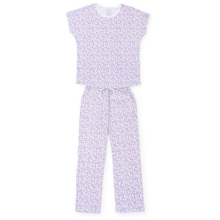 Ensemble de pyjama pour femme Marcia - Coquillages sur le rivage pour la vente par Lila + Hayes