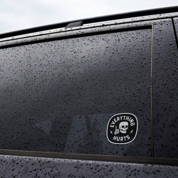 Squatchy - Wholesale Sticker - Everything Hurts Sticker2