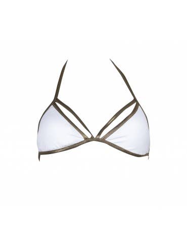 TRIANGLE EN OR BLANC DE LUXE VENUS pour la vente par FollowMe Beachwear