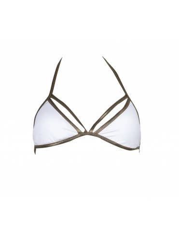 VENUS LYX VITGULD TRIANGEL för wholesale av FollowMe Beachwear