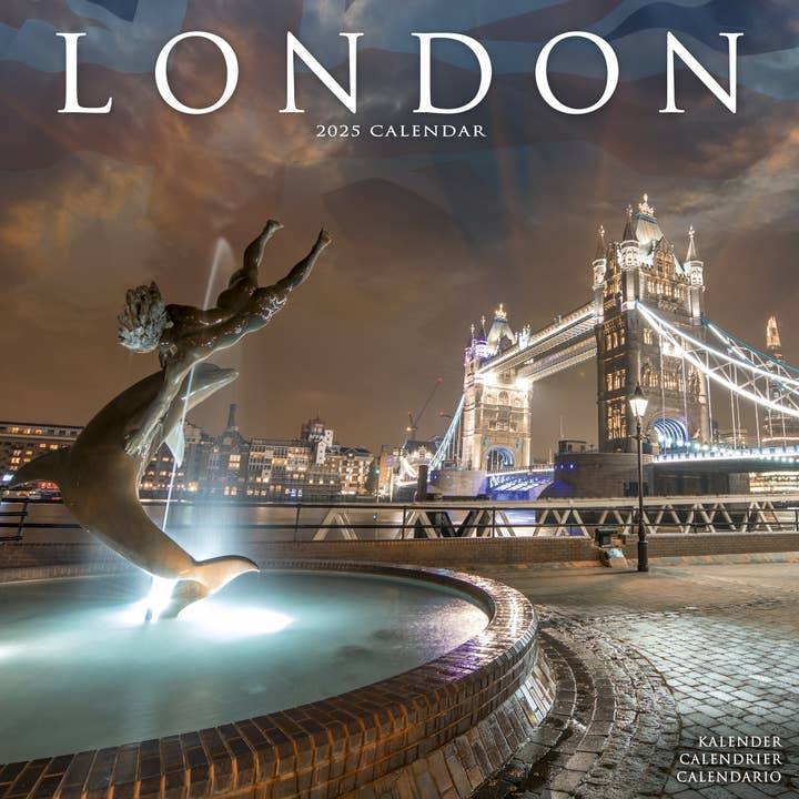 London Calendar 2025 for wholesale by Avonside Publishing Ltd