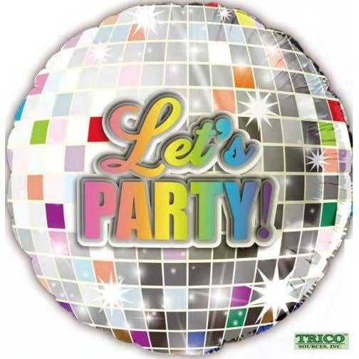 Trico - 18" Let's Party Mylar Balloon #60 for wholesale by Party Expo, LLC