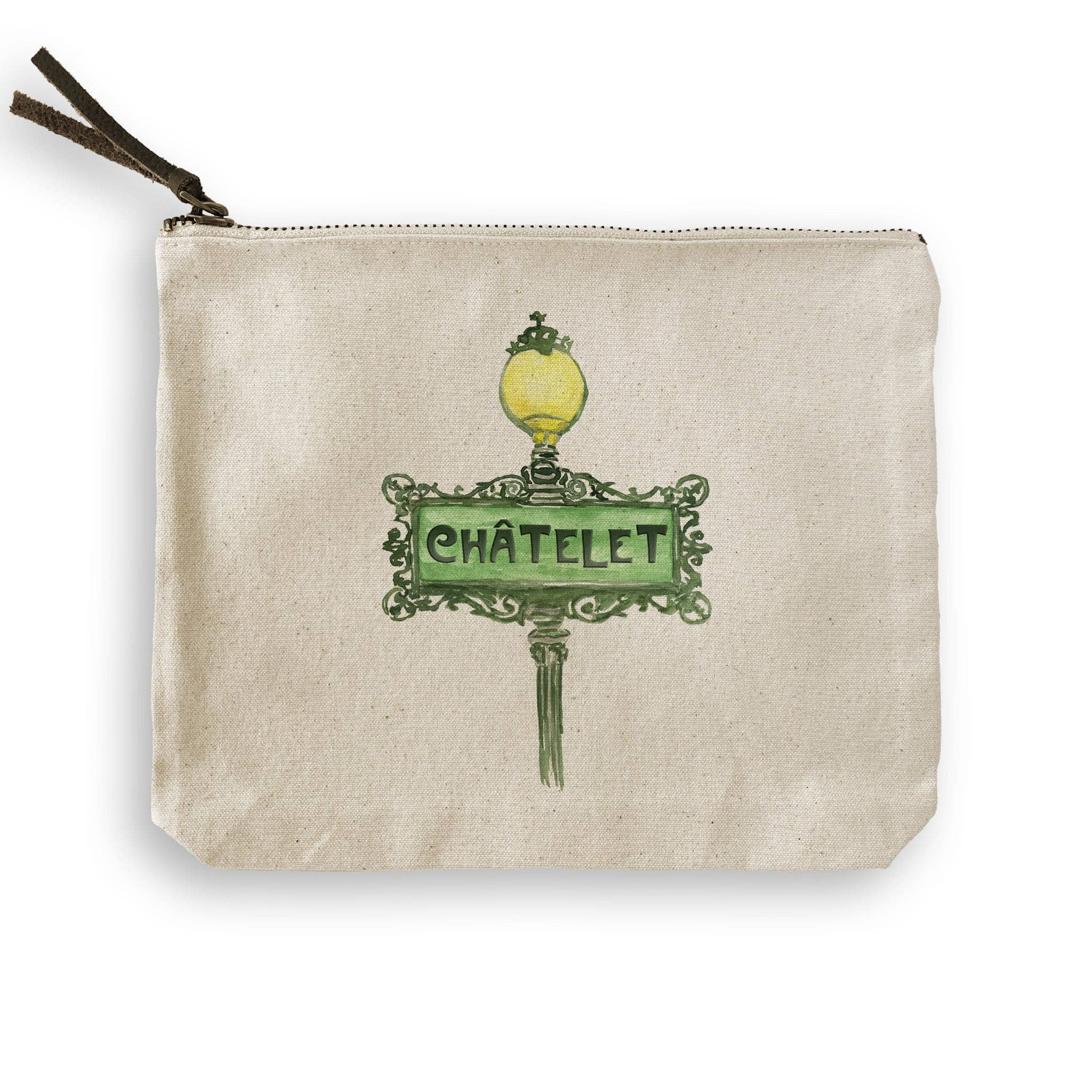 French Graffiti – Großhandel Geschirrtücher – Metroschild Chatelet Paris7