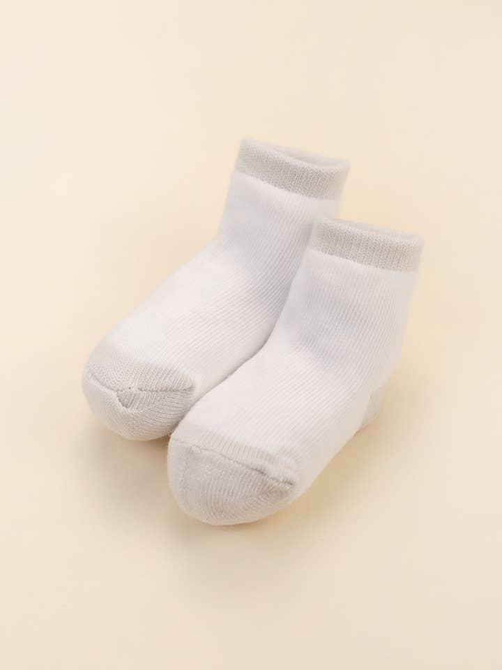 Lūmmi in Colour Babywear - Wholesale Socks – baby - Baby Socks - Grey & white0