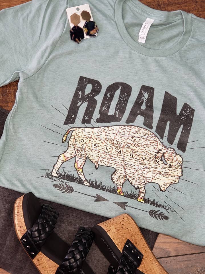 Ranch Swag - Wholesale T-Shirt (Graphic) - Unisex - Buffalo Roam Graphic Tee0