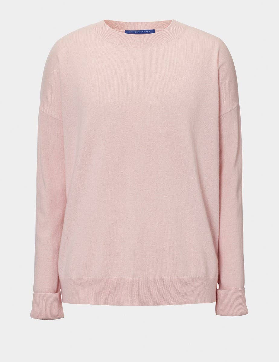 Winser London – wholesale Knitted jumper – Women′s – Audrey Cashmere Boyfriend Jumper11