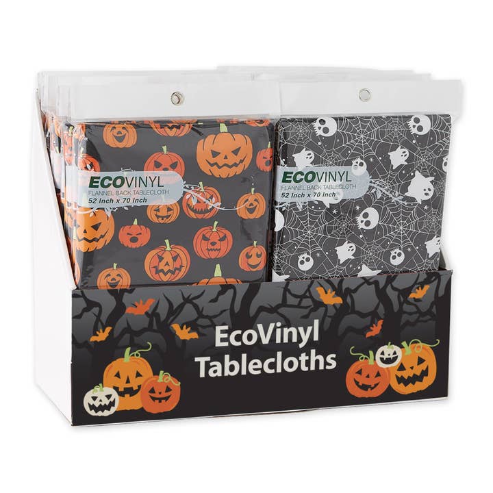 Design Imports - Wholesale Tablecloth - Halloween Ecovinyl Tablecloth PDQ