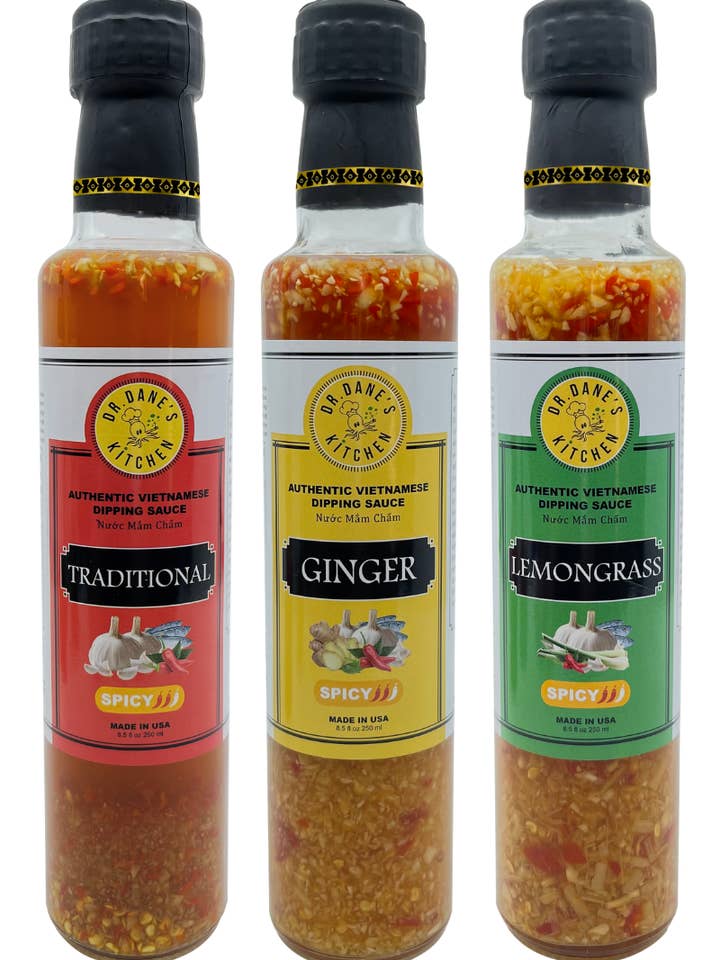 Original Authentic Vietnamese Triple Dipper (Nuoc Mam Cham) for wholesale by Dr. Dane's Kitchen