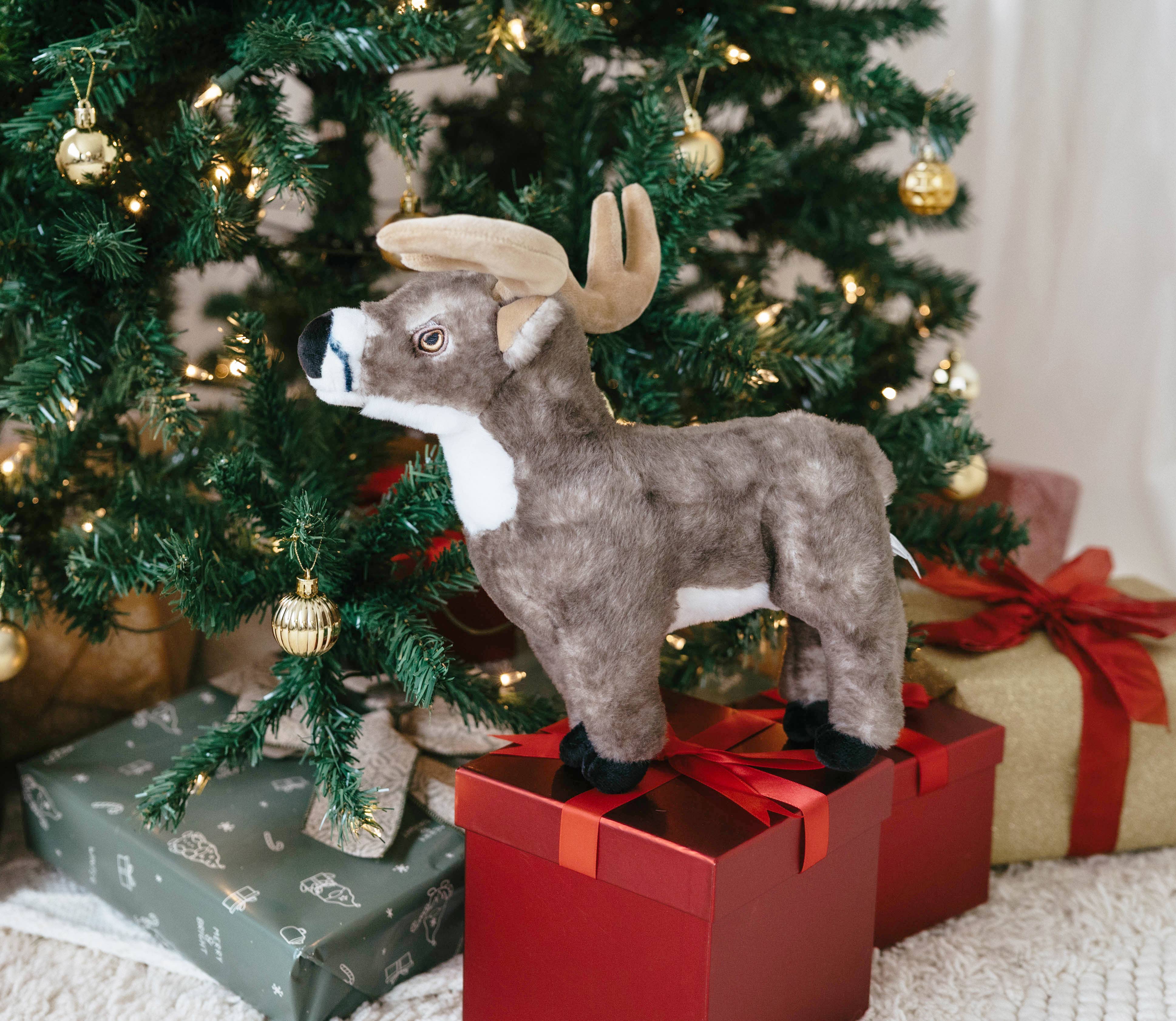 The Petting Zoo - Wholesale Stuffed/Plush Toy - Kids & Baby - Recycled Earth Keeperz White-Tailed Buck medium 12"8