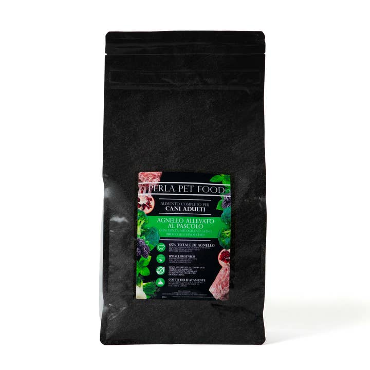 Perla PetFood - Wholesale Pet Treats - Dog - Adult sensitive dog kibble - Grass-fed lamb1