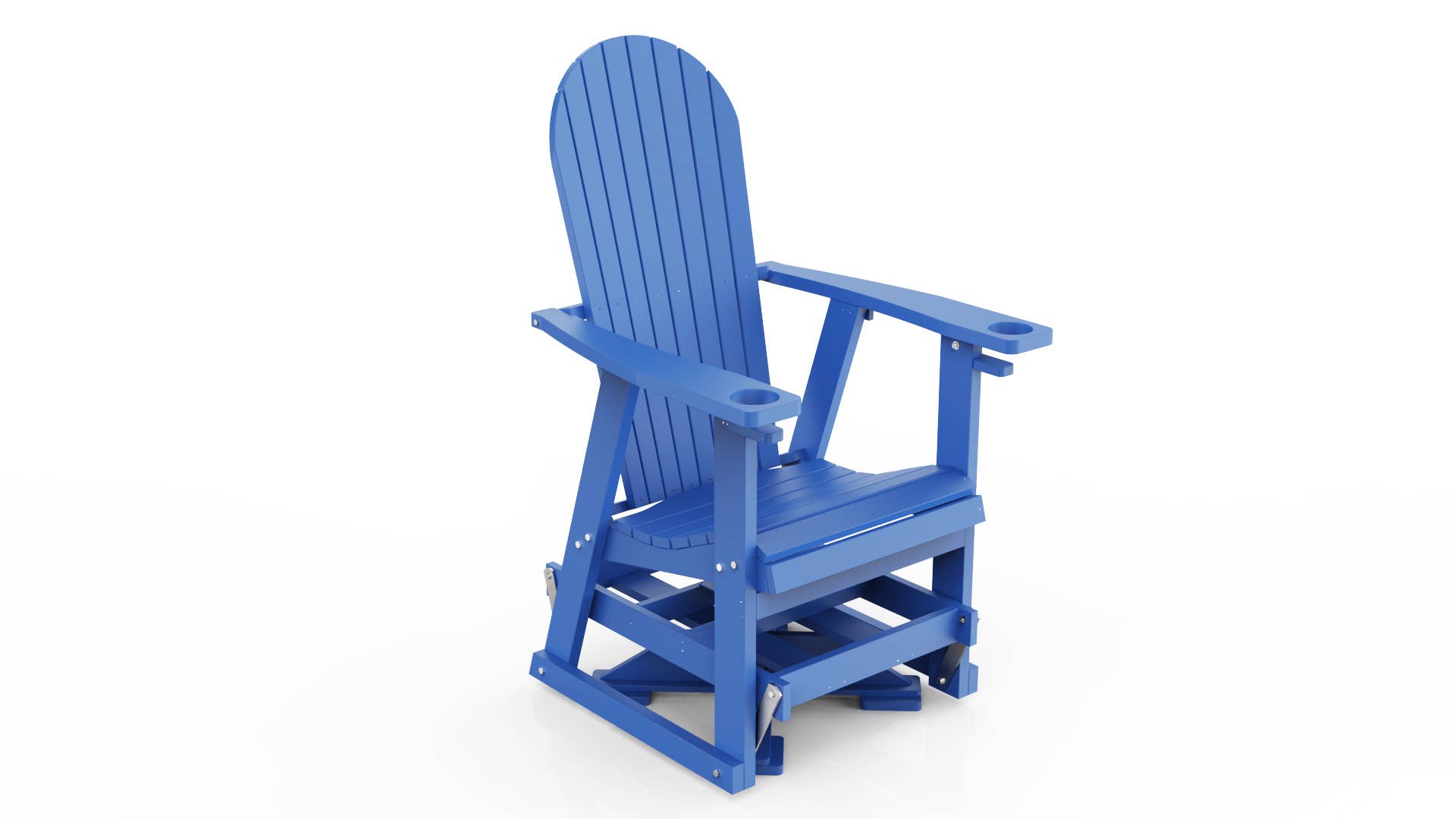 Evergreen Patio - Vente Chaise Adirondack - Planeur pivotant en polyéthylène17