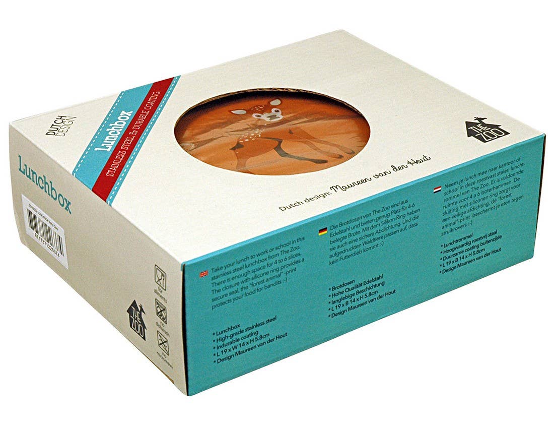 NHP International - Wholesale Lunch Bag/Box - Kids - The Zoo stainless steel kids lunchboxes with sea otter print1