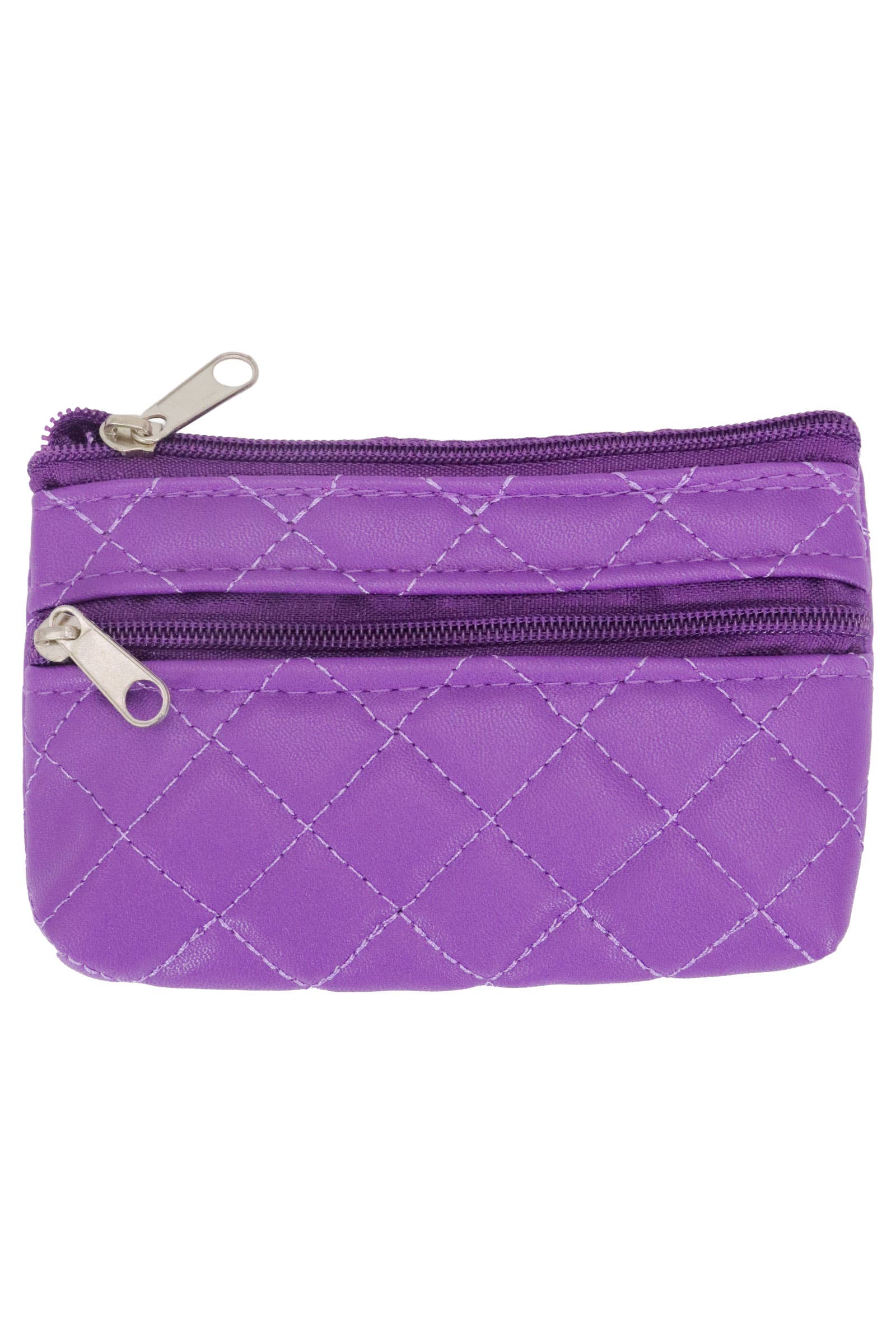 ASSORTI Porte-monnaie matelassé à double fermeture éclair en vente sur Faire10