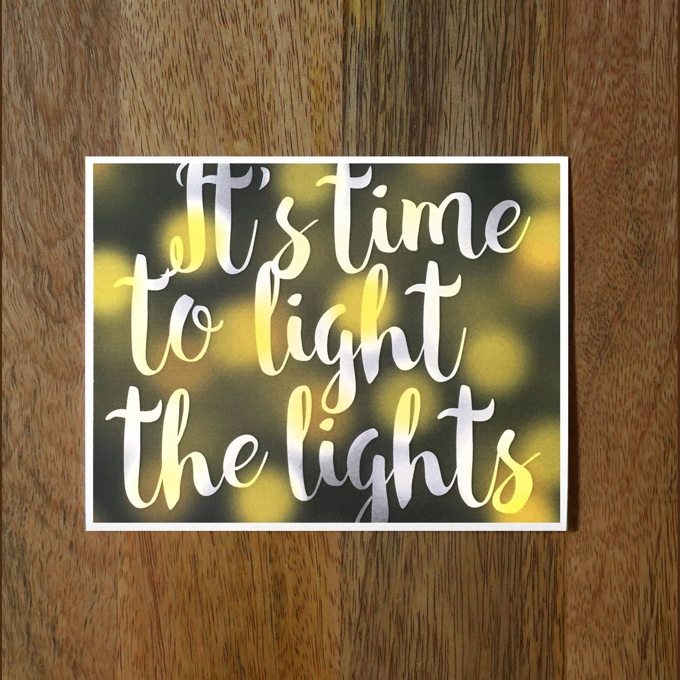 Dearborn + Elm - Wholesale Season's Greetings Card - Light the Lights